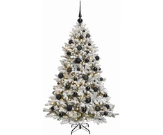 Dirbtinė Kalėdų eglutė su burbulais 150 cm 150 LED Šilta balta