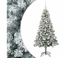 Dirbtinė Kalėdų eglutė su burbulais 150 cm 150 LED Šilta balta