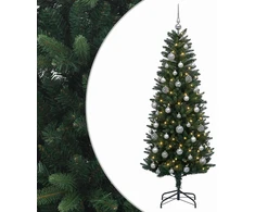 Dirbtinė Kalėdų eglutė su burbulais 150 cm 150 LED Šilta balta
