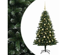 Dirbtinė Kalėdų eglutė su burbulais 150 cm 150 LED Šilta balta