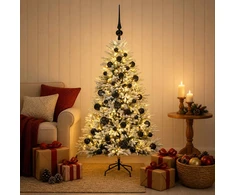 Dirbtinė Kalėdų eglutė su burbulais 150 cm 150 LED Šilta balta