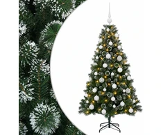 Dirbtinė Kalėdų eglutė su burbulais 150 cm 150 LED Šilta balta