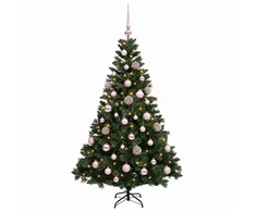 Dirbtinė Kalėdų eglutė su burbulais 150 cm 150 LED Šilta balta