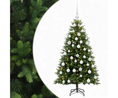 Dirbtinė Kalėdų eglutė su burbulais 150 cm 150 LED Šilta balta