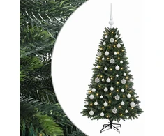 Dirbtinė Kalėdų eglutė su burbulais 150 cm 150 LED Šilta balta