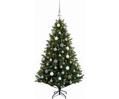 Dirbtinė Kalėdų eglutė su burbulais 150 cm 150 LED Šilta balta