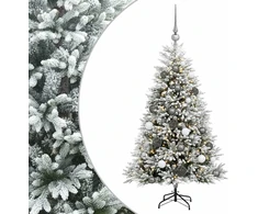 Dirbtinė Kalėdų eglutė su burbulais 150 cm 150 LED Šilta balta