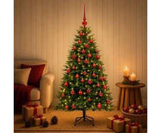 Dirbtinė Kalėdų eglutė su burbulais 150 cm 150 LED Šilta balta