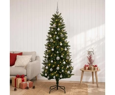 Dirbtinė Kalėdų eglutė su burbulais 150 cm 150 LED Šilta balta