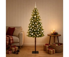 Dirbtinė Kalėdų eglutė su burbulais 150 cm 150 LED Šilta balta