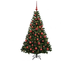 Dirbtinė Kalėdų eglutė su burbulais 150 cm 150 LED Šilta balta