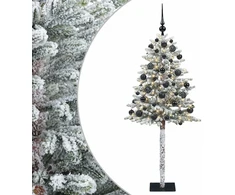 Dirbtinė Kalėdų eglutė su burbulais 150 cm 150 LED Šilta balta