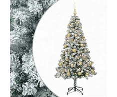 Dirbtinė Kalėdų eglutė su burbulais 150 cm 150 LED Šilta balta
