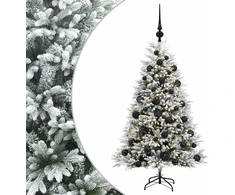Dirbtinė Kalėdų eglutė su burbulais 150 cm 150 LED Šilta balta