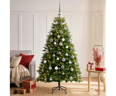 Dirbtinė Kalėdų eglutė su burbulais 150 cm 150 LED Šilta balta
