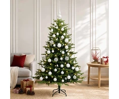 Dirbtinė Kalėdų eglutė su burbulais 150 cm 150 LED Šilta balta