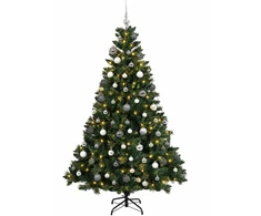 Dirbtinė Kalėdų eglutė su burbulais 180 cm 300 LED Šilta balta