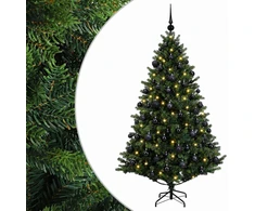 Dirbtinė Kalėdų eglutė su burbulais 180 cm 300 LED Šilta balta
