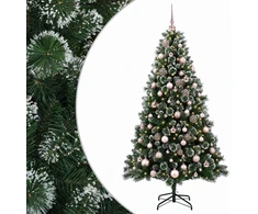 Dirbtinė Kalėdų eglutė su burbulais 180 cm 300 LED Šilta balta