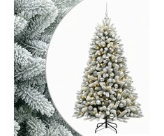 Dirbtinė Kalėdų eglutė su burbulais 180 cm 300 LED Šilta balta