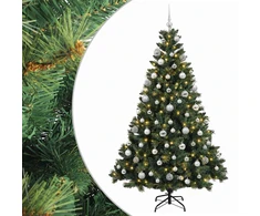 Dirbtinė Kalėdų eglutė su burbulais 180 cm 300 LED Šilta balta