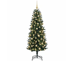 Dirbtinė Kalėdų eglutė su burbulais 180 cm 300 LED Šilta balta