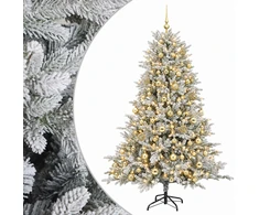 Dirbtinė Kalėdų eglutė su burbulais 180 cm 300 LED Šilta balta