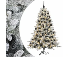 Dirbtinė Kalėdų eglutė su burbulais 180 cm 300 LED Šilta balta
