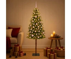 Dirbtinė Kalėdų eglutė su burbulais 180 cm 300 LED Šilta balta