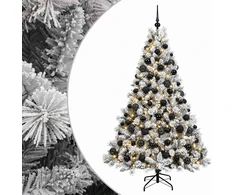 Dirbtinė Kalėdų eglutė su burbulais 180 cm 300 LED Šilta balta