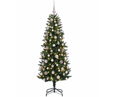 Dirbtinė Kalėdų eglutė su burbulais 180 cm 300 LED Šilta balta