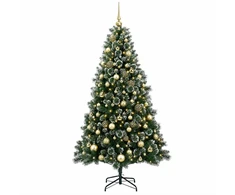 Dirbtinė kalėdinė eglutė su rutuliuku 180 cm 300 LED