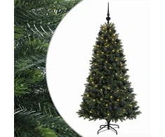 Dirbtinė Kalėdų eglutė su burbulais 180 cm 300 LED Šilta balta