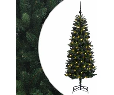 Dirbtinė Kalėdų eglutė su burbulais 180 cm 300 LED Šilta balta