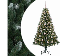 Dirbtinė Kalėdų eglutė su burbulais 210 cm 300 LED Šilta balta