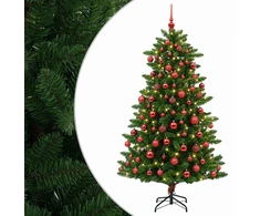 Dirbtinė Kalėdų eglutė su burbulais 210 cm 300 LED Šilta balta
