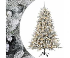 Dirbtinė Kalėdų eglutė su burbulais 210 cm 300 LED Šilta balta