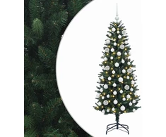 Dirbtinė Kalėdų eglutė su burbulais 210 cm 300 LED Šilta balta