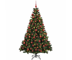 Dirbtinė Kalėdų eglutė su burbulais 210 cm 300 LED Šilta balta