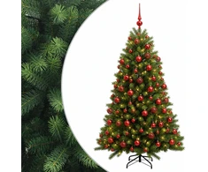 Dirbtinė Kalėdų eglutė su burbulais 210 cm 300 LED Šilta balta