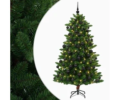 Dirbtinė Kalėdų eglutė su burbulais 210 cm 300 LED Šilta balta