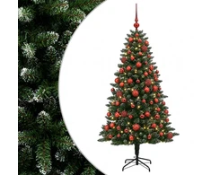 Dirbtinė Kalėdų eglutė su burbulais 210 cm 300 LED Šilta balta