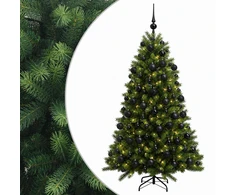 Dirbtinė Kalėdų eglutė su burbulais 210 cm 300 LED Šilta balta