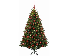 Dirbtinė Kalėdų eglutė su burbulais 210 cm 300 LED Šilta balta