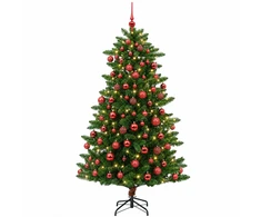 Dirbtinė Kalėdų eglutė su burbulais 210 cm 300 LED Šilta balta
