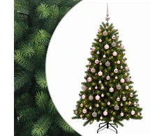 Dirbtinė Kalėdų eglutė su burbulais 210 cm 300 LED Šilta balta