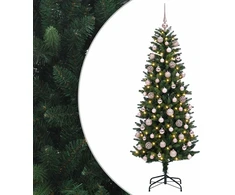 Dirbtinė Kalėdų eglutė su burbulais 210 cm 300 LED Šilta balta