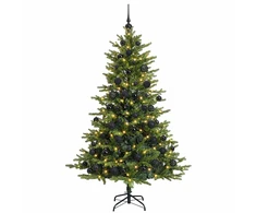 Dirbtinė Kalėdų eglutė su burbulais 210 cm 300 LED Šilta balta