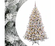 Dirbtinė Kalėdų eglutė su burbulais 210 cm 300 LED Šilta balta