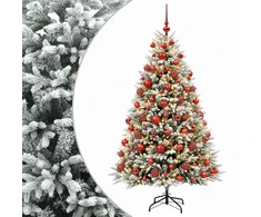 Dirbtinė Kalėdų eglutė su burbulais 210 cm 300 LED Šilta balta